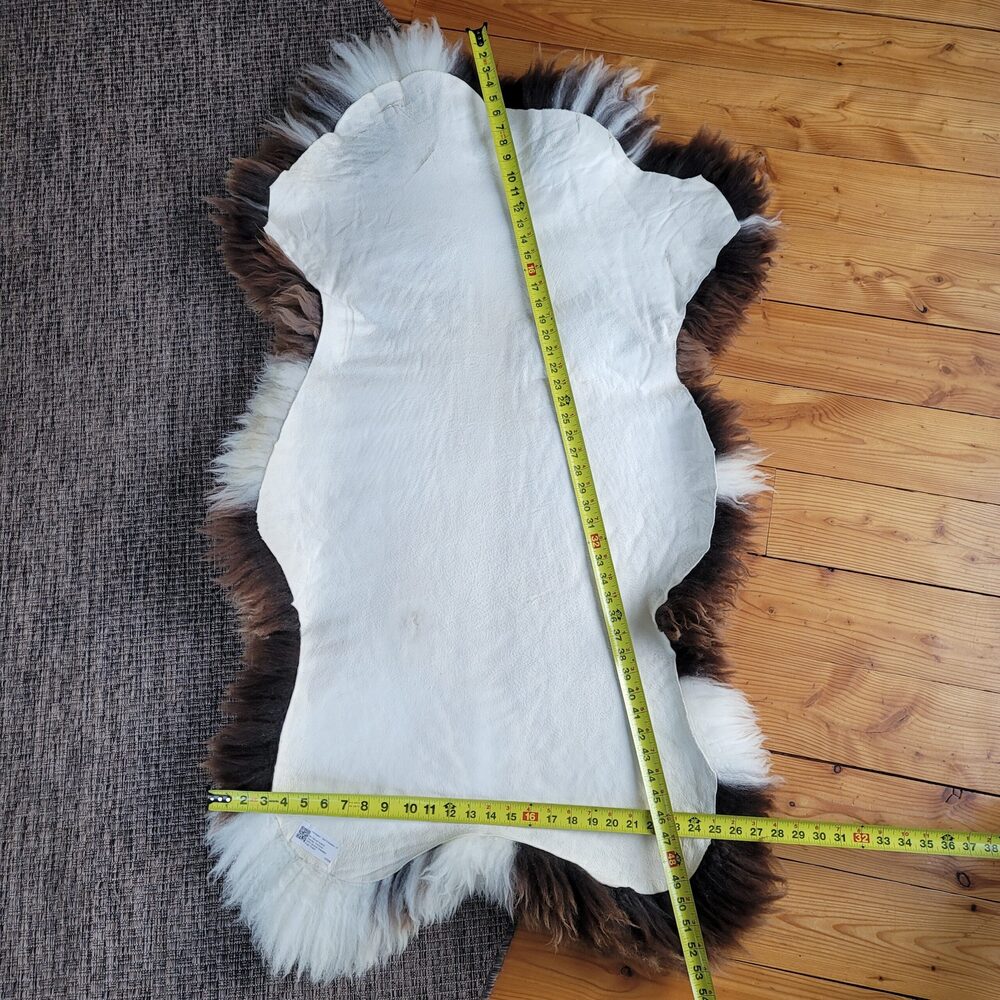 XL Dense Plush Genuine Holland Sheepskin  53" x 28" - Picture 5 of 5